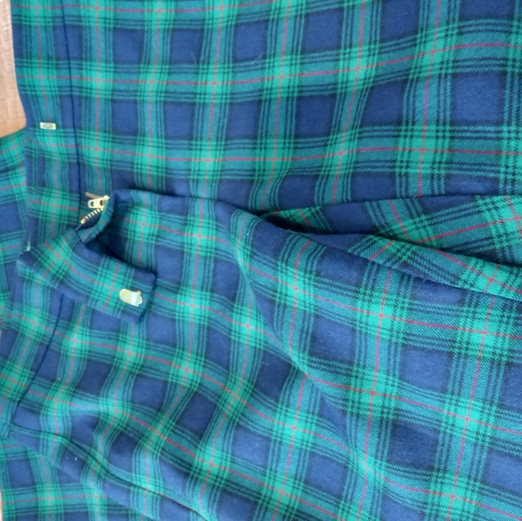 VINEYARDS VINE PLAID PANTS GREEN BLUE 00 - Picture 9 of 9